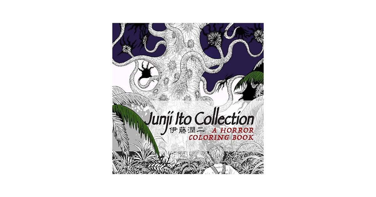 Junji Ito Colouring Book Nerdom