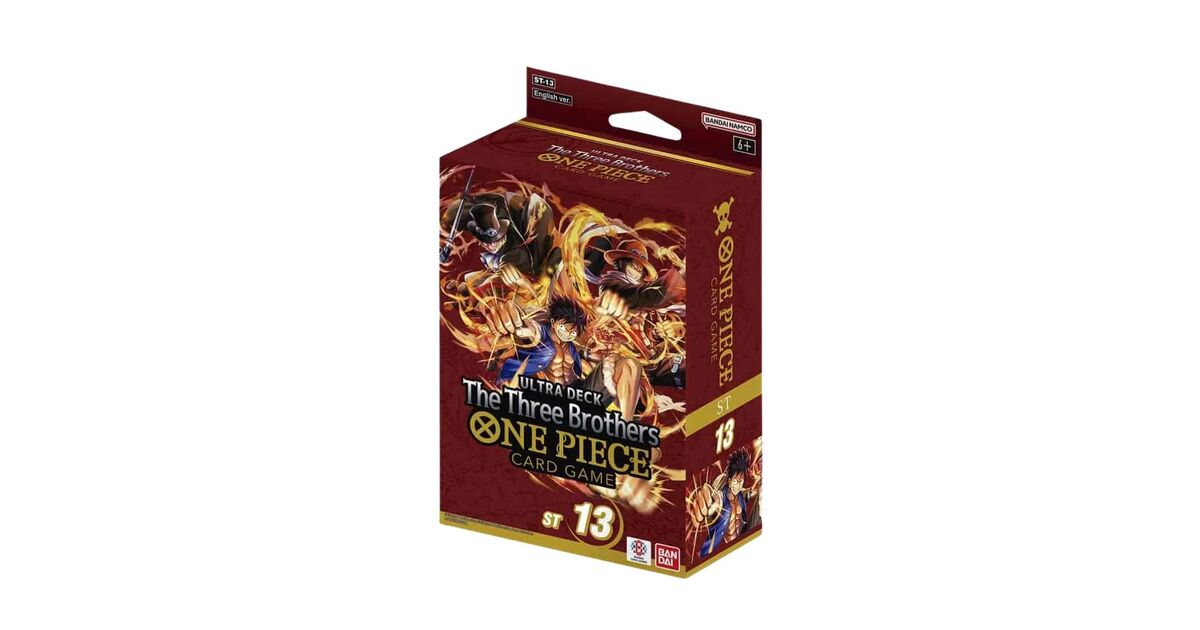 one piece tcg three brothers deck One Piece ST13 Starter Deck The Three Brothers