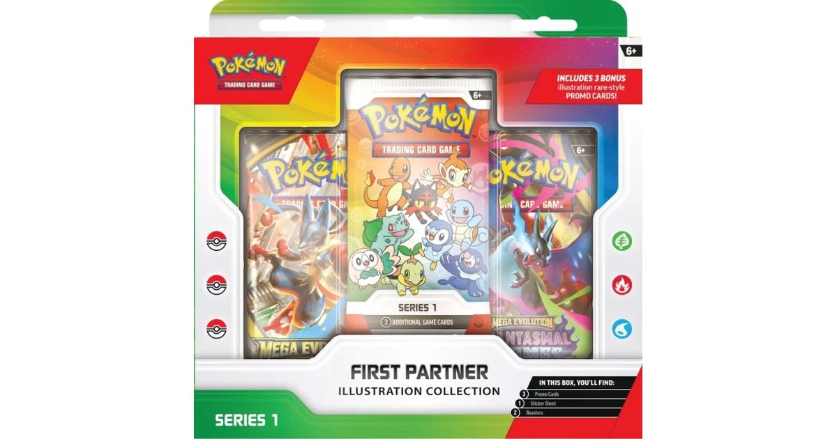 Pokemon TCG First Partner - Illustration Collection - Series 1