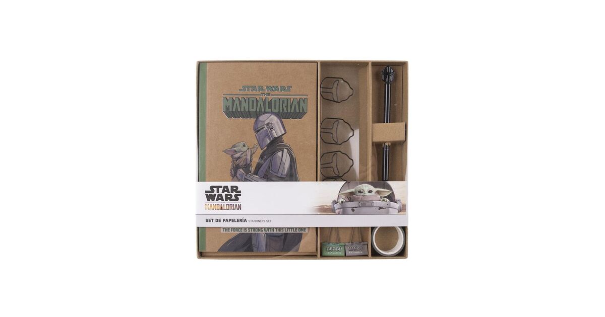 Star Wars Mandalorian Stationary Set | Nerdom Star Wars Mandalorian Stationary Set | Nerdom