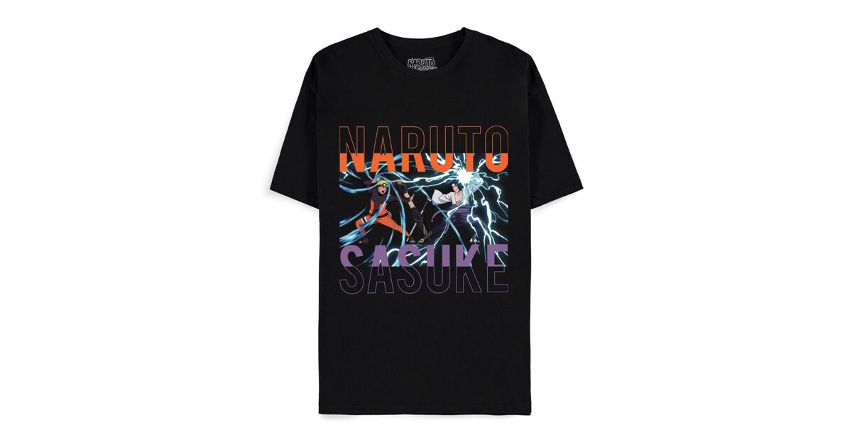 Naruto and Sasuke Fight T-shirt | Nerdom