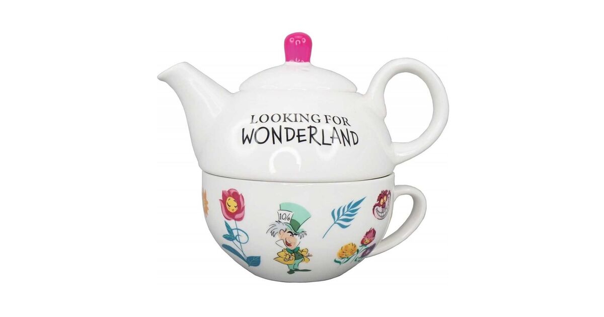 Σετ Κούπα και Τσαγιέρα Disney Alice Tea For One Nerdom