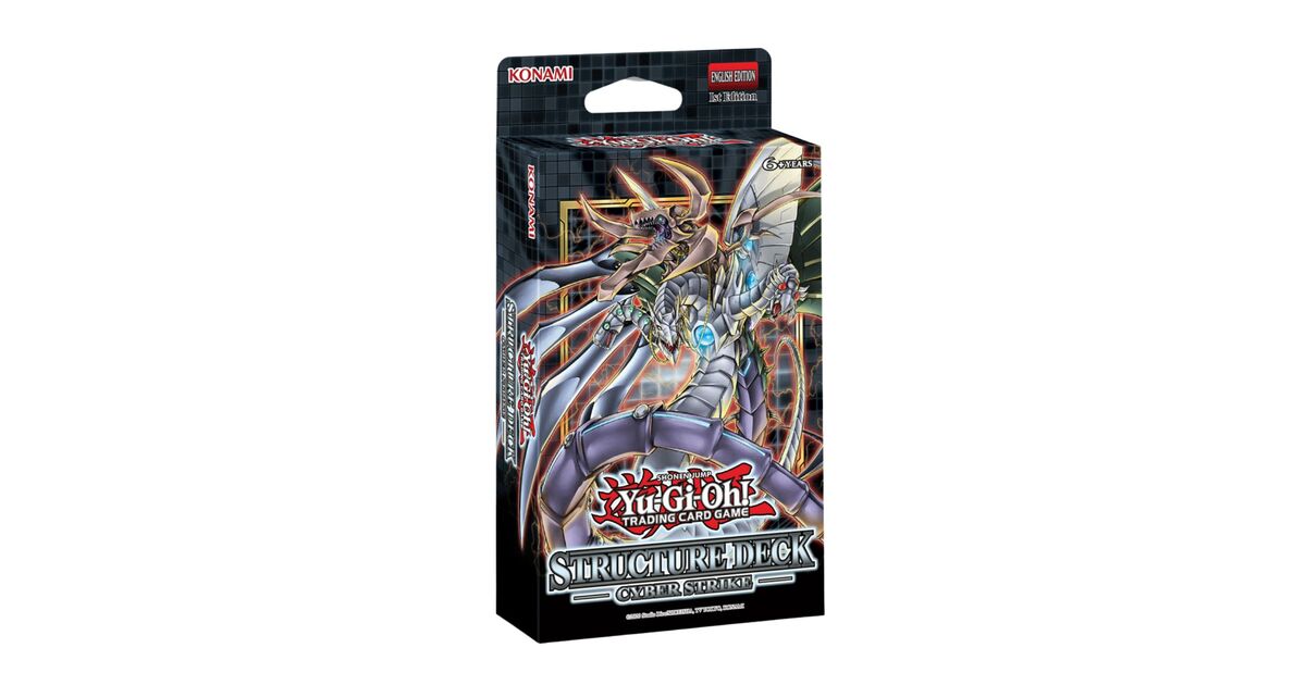 YuGiOh! Structure Deck Display Cyber Strike Unlimited Reprint TCG