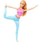 Product Κούκλα Mattel Barbie: Made to Move - Blonde Fashion Doll Wearing Removable Sports Top  Pants (HRH27) thumbnail image