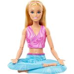 Product Κούκλα Mattel Barbie: Made to Move - Blonde Fashion Doll Wearing Removable Sports Top  Pants (HRH27) thumbnail image