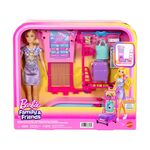 Product Κούκλα Mattel Barbie: Family &amp; Friends - Barbie At the Airport (JMJ49) thumbnail image