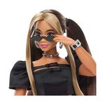 Product Κούκλα Mattel Barbie: Deluxe Style Black &amp; Pink - Pink Vinyl Skirt Fashion (JJN74) thumbnail image