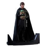 Product Diamond Star Wars Premier Collection: The Mandalorian - Luke Skywalker And Grogu Statue (1/7) (FEB222120) thumbnail image