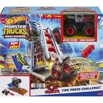 Product Mattel Hot Wheels Monster Trucks: Arena Smashers - Bone Shaker Tire Press Challenge (HNB88) thumbnail image