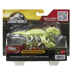 Product Mattel Jurassic World: Fierce Changers Double Danger - Tyrannosaurus Rex  Ankylosaurus (HLP08) thumbnail image