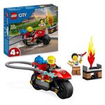 Product LEGO® City: Σετ κατασκευής Πυροσβεστική Μοτοσικλέτα Διάσωσης (60410) thumbnail image