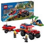 Product LEGO® City: Πυροσβεστικό Όχημα 4x4 με Φουσκωτό Διάσωσης (60412) thumbnail image
