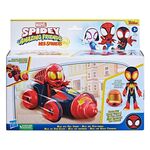 Product Hasbro Marvel: Spidey and his Amazing Friends - Web-Spinners - Miles with Drill Spinner Vehicle (F7253) thumbnail image