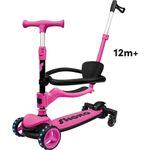 Product AS SHOKO: Prime 4 in 1 PLUS Scooter Ροζ (5004-50523) thumbnail image