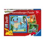 Product Παζλ Ravensburger Puzzle: Pokemon - Charmander, Bulbasaur and Squirtle (3x49pcs) (5586) thumbnail image