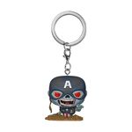 Product Μπρελόκ Funko Pocket Pop!: Marvel Zombies - Zombie Captain America thumbnail image