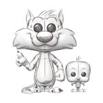 Product Φιγούρα Funko Pop! Looney Tunes - Sylvester & Tweety (Sketched) thumbnail image
