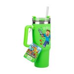 Product Ποτήρι με Καλαμάκι Paladone: Minecraft - Green Multiway Insulated Travel Cup Straw (900ml) (PP14600MCF) thumbnail image