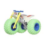 Product Mattel Hot Wheels: Monster Trucks Glow In The Dark - Tri-To-Crush-Me Vehicle (JCG68) thumbnail image