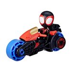 Product Μινιατούρα Hasbro Marvel: Spidey And His Amazing Friends - Miles 'Spin' Morales Motorcycle (F7460) thumbnail image