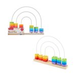 Product Fisher-Price® - Wooden Rainbow Bead Bar (JFG15) thumbnail image