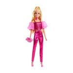 Product Mattel Barbie: Deluxe Style - Metallic Pink Set with Blonde Hair Doll (JFP40) thumbnail image