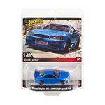 Product Mattel Hot Wheels: Premium Real Readers - Nissan Skyline GT-R (BNR34) V-spec II Nur 1:43 Vehicle (JCP61) thumbnail image