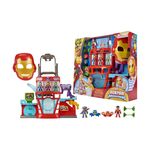 Product Μινι Φιγούρα Hasbro Marvel Iron Man And His Awesome Friends:  Iron Quarters Playset - Playset (G1259) thumbnail image