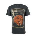 Product Star Wars Millenium Falcon Assembled Dark Grey T-Shirt thumbnail image