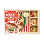 Product Melissa & Doug Pretend Play: Wood - Pizza Party Playset (6074863) thumbnail image