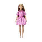 Product Κούκλα Mattel Barbie: Style - Barbie Fashionistas Doll with Blonde Hair, Wearing Pink Paisley Skirt &amp; Pink Paisley Shirt #249 (JJN62) thumbnail image
