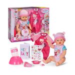 Product Κούκλα Zapf Creation: Baby Born Emma Interactive Doll With Accessories &amp; Romper (43cm) (840504) thumbnail image