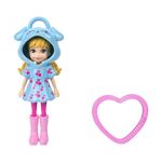 Product Mattel Polly Pocket: Tiny Worlds - Cherry Blue Dress Doll (JKC59) thumbnail image