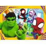 Product Παζλ Ravensburger Marvel Puzzle: Spidey and his Amazing Friends - It's Spidey Time! (4in1) (12001064) thumbnail image