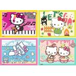Product Παζλ Ravensburger Puzzle: Hello Kitty - Let's Go, Hello Kitty! (4x100 pcs) (12004159) thumbnail image