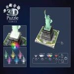 Product Παζλ Ravensburger 3D Puzzle: 3D Iconics - Statue of Liberty Night Edition (108pcs) thumbnail image