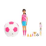 Product Κούκλα Mattel Barbie: Roll &amp; Reveal - Soccer Player Doll (JMK20) thumbnail image