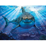 Product Puzzle 16001 3D 1000 Howard Robinson - Great White Shark 1000 Pieces thumbnail image