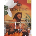 Product Disney Couture Lion King White Gold - Plated Rafiki Simba Hoop Earrings thumbnail image