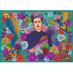 Product Παζλ Ravensburger Puzzle: Frida Khalo's Pradise - Parrot, Monkey and Blooms (1000pcs) (12001475) thumbnail image