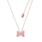 Product Disney Couture Minnie Mouse Rose Gold Plated Classic Bow Necklace thumbnail image