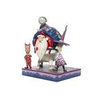 Product Enesco Disney Nightmare Before Christmas Lock Shock And Barrel With Santa Figurine thumbnail image