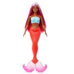 Product Κούκλα Mattel Barbie® Dreamtopia: Mermaid Orange - Black Skin Doll (HRR04) thumbnail image