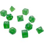 Product Ζάρια Eclipse 11-Dice Set: Lime Green thumbnail image