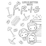 Product The Official Friends Coloring Book: The One with 100 Images to Color thumbnail image