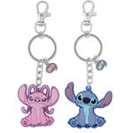 Product Disney Stitch And Angel Duo Set Keychain thumbnail image