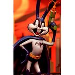 Product Iron Studios Space Jam: A New Legacy - Bugs Bunny Batman Art Scale Statue (1/10) (WBSJM56621-10) thumbnail image