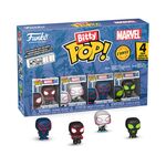 Product Φιγούρες Funko Bitty Pop! 4-Pack Marvel Spider-Man Miles Morales, Ghost-Spider, Spider-Man 2099 thumbnail image