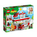 Product LEGO® DUPLO® Town: Πυροσβεστικός Σταθμός & Ελικόπτερο (10970) Μαζί με Πασχαλινή Λαμπάδα thumbnail image
