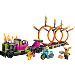 Product LEGO® City: Stunt Truck & Ring of Fire Challenge (60357) thumbnail image
